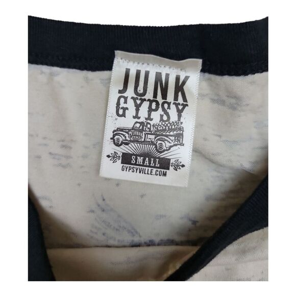 Junk Gypsy Honey Hush Baseball Style T-shirt Size S - Picture 3 of 5